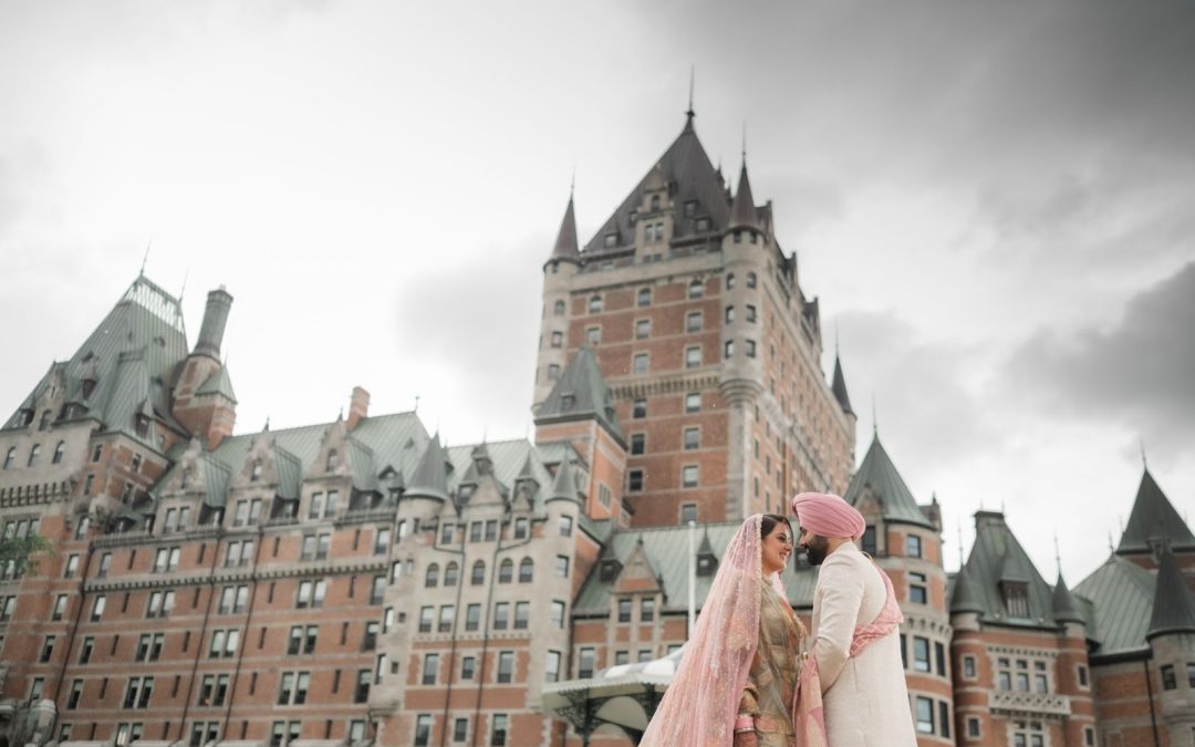 Aanchal and Shub’s Fairy Tale Wedding at Château Frontenac Fairmont: Where Love Meets Timeless Elegance
